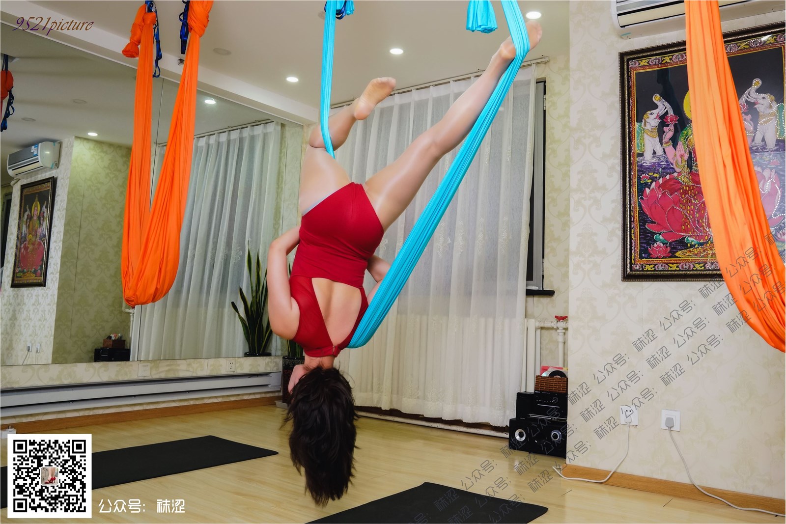 Socks astringent 014 crystal aerial yoga(2)